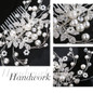 Crystal Peals Hair Combs Bridal Hair Clips