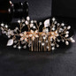 Crystal Peals Hair Combs Bridal Hair Clips