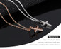 Simple Retro Cross Pendant Necklace