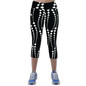 TOIVOTUKSIA Legging Women Print Summer Style Black Pants Capris Women Leggins Female Pants Thin and Soft Mid Calf Legging