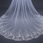 White Tulle Embroidery Bridal Veils One Layers Long Wedding Women Veil Bridal Accessories For Wedding