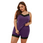 Plus Size Pajamas Set Tops + Shorts