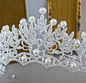 Bridal Pearl Crystal Tiara
