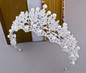 Bridal Pearl Crystal Tiara