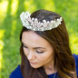 Bridal Pearl Crystal Tiara