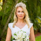 Bridal Pearl Crystal Tiara