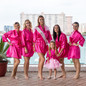 Satin Customized Bride and Bridesmaid Robes for Wedding Party