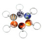 Solar System Planetary Pendant Stainless Steel Key Chain/ Key Rings