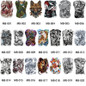 Big Large Full Back Chest Tattoo Stickers Fish Wolf Tiger Dragon Waterproof Temporary Tattoos