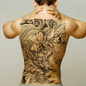 Temporary Body Art Waterproof Tattoo Stickers Large Vintage Full Back Tattoo Stickers