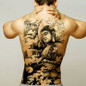 Temporary Body Art Waterproof Tattoo Stickers Large Vintage Full Back Tattoo Stickers