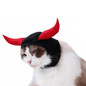 Funny Cat Costumes Demon Hat Suit Pet Apparel Halloween Clothes
