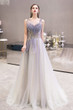 Beauty Spaghetti Straps Ombre Tulle Long Elegant Princess Prom Dresses M1064