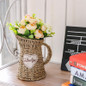 Flower Basket Decorative Seagrass Basket | Rattan - Bamboo Basket Handmade