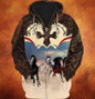 Love Horses Art Layout 3D Printed Zip Hoodie For Men & Women