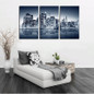 3 Panels Coastal cities print painting Canvas Wall Art Picture Home Decoration Living Room canvas picture wall painting