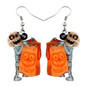 FREE OFFER Troublemaker Skull Halloween Earrings