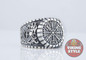 Vegvísir Ring - Dragon, 925 Silver