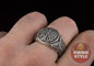 Vegvísir Ring - Ravens, 925 Silver