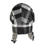 Warm Thick Plaid Trapper Bomber Hat with Earflaps