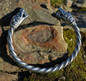 Traditional Viking Arm Ring - Wolf