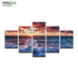 Wall Pictures For Living Room Cuadros 5 Piece Seaview Nordic Decor New Wall Art Canvas Painting Cuadros Modular Picture Poster