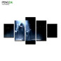Modern Home Wall Decor Canvas Modular Frames Pictures Art HD Printed 5 Pieces Star Wars Painting On Canvas For Living Room