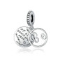 Cute Good Wishes 925 Sterling Silver Charm