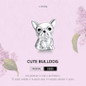 Cute Bulldog 925 Sterling Silver Charms