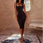 Womens Dress Spaghetti Strap Bandage Party Sexy Bodycon Club Dress