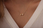 Personalized Dainty Heart Initial Neckalce