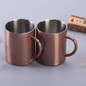 Large capacity 304 stainless steel beer cup with handle mugs