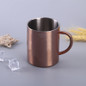 Large capacity 304 stainless steel beer cup with handle mugs