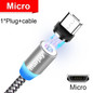 Magnetic Micro USB Cable for iPhone Samsung