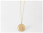 Dainty Gold Color Rose Necklace Pendant