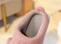 YMECHIC Plus Size 10 Cartoon Dog Faux Fur Furry Slippers Winter House Mules Shoes Women Pink Apricot Warm Indoor Home Slides 43