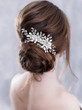 Flower Hair Comb Wedding Hair Accessories Silver Rhinestone Flower Headband Bridal Tiara Headband Hair Pins Wedding Hair Jewelry