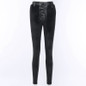 Faux Leather Pencil Pants Casual Elastic Women High Waist Trousers 2019 Autumn Slim Skinny Lady Harem Pants