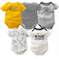 5 PCS/LOT Baby Bodysuits Cotton Infant Jumpsuit Short Sleeve Newborn Baby Clothing 2018 Summer Baby Girls Boys Clothes 6-24Month