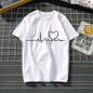 Women T Shirt Harajuku Love T Shirt
