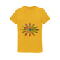 Yellowish Eye Flower Women's Heavy Cotton Short Sleeve T-Shirt
