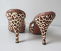 Vintage 50's 60's Leopard Springolator Heels Shoes 8