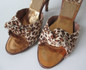 Vintage 50's 60's Leopard Springolator Heels Shoes 8