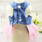 Summer Dress for Dog Pets Dog Clothes Chihuahua Wedding Dress Skirt Puppy Clothing Spring Dresses for Dogs Jean Pet Clothes XS-L