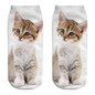 Women Socks Unisex Socks Cartoon Cute Animalan Cat Pattern Socks Cotton 3D Printing Medium Socks Sports Girl Breathable Socks#40