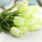 1PC PU Tulips Artificial Flowers Real Touch Artificiales Para Decora Mini Tulip for Home Wedding Decoration Flowers
