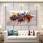 Abstract Colorful Painting 100% Hand Painted Oil Paintings On Canvas Handmade Large Size Modern Wall Art For Hoouse Decoration