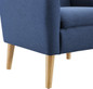 Modern Accent Fabric Chair Single Sofa Comfy Upholstered Arm Chair Living Room Furniture