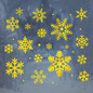 1 set White Snowflake Sticker Decoration Glass Window Kids Room Christmas Wall Stickers Home Decals Decoration New Year 2020