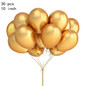 30pcs 10inch Birthday Decoration Balloon Gold Letter Ballon Wedding Balloons Birthday Party Decorations Adult Event Party Baloes
